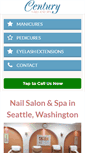 Mobile Screenshot of centurynailsseattle.com